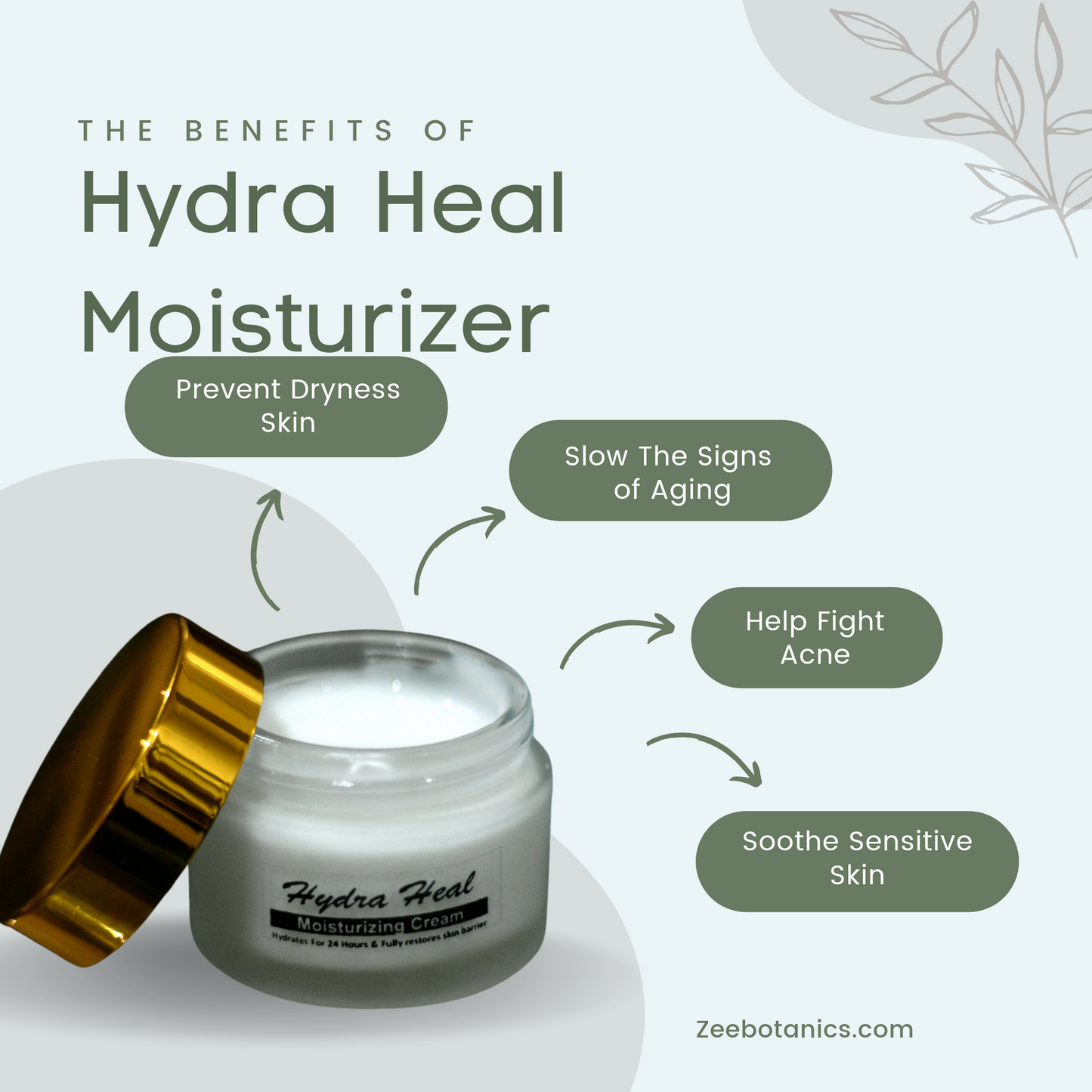 Hydra Heal Moisturizer with Aloevera and Mineral Extracts